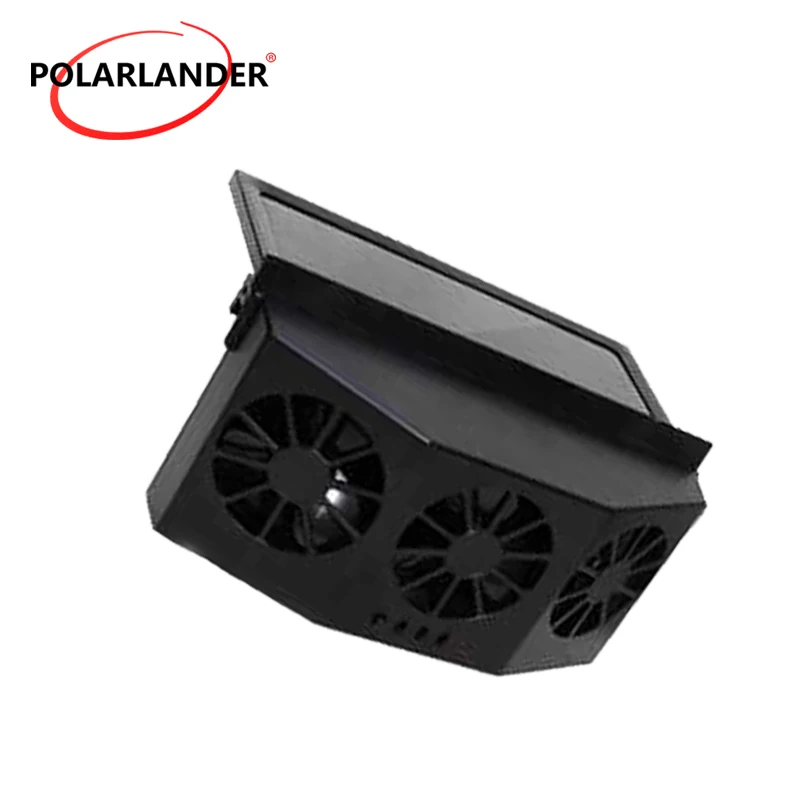 

Solar Energy Car Fan Automatic Rechargeable Car Gills Cooler Air Vent Air Purifier System Exhaust Fan 8W
