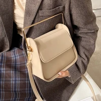 new 2021 metal handle mini pu leather crossbody bags for ladies fashion trend handbags purses female s branded bag sac bolsos