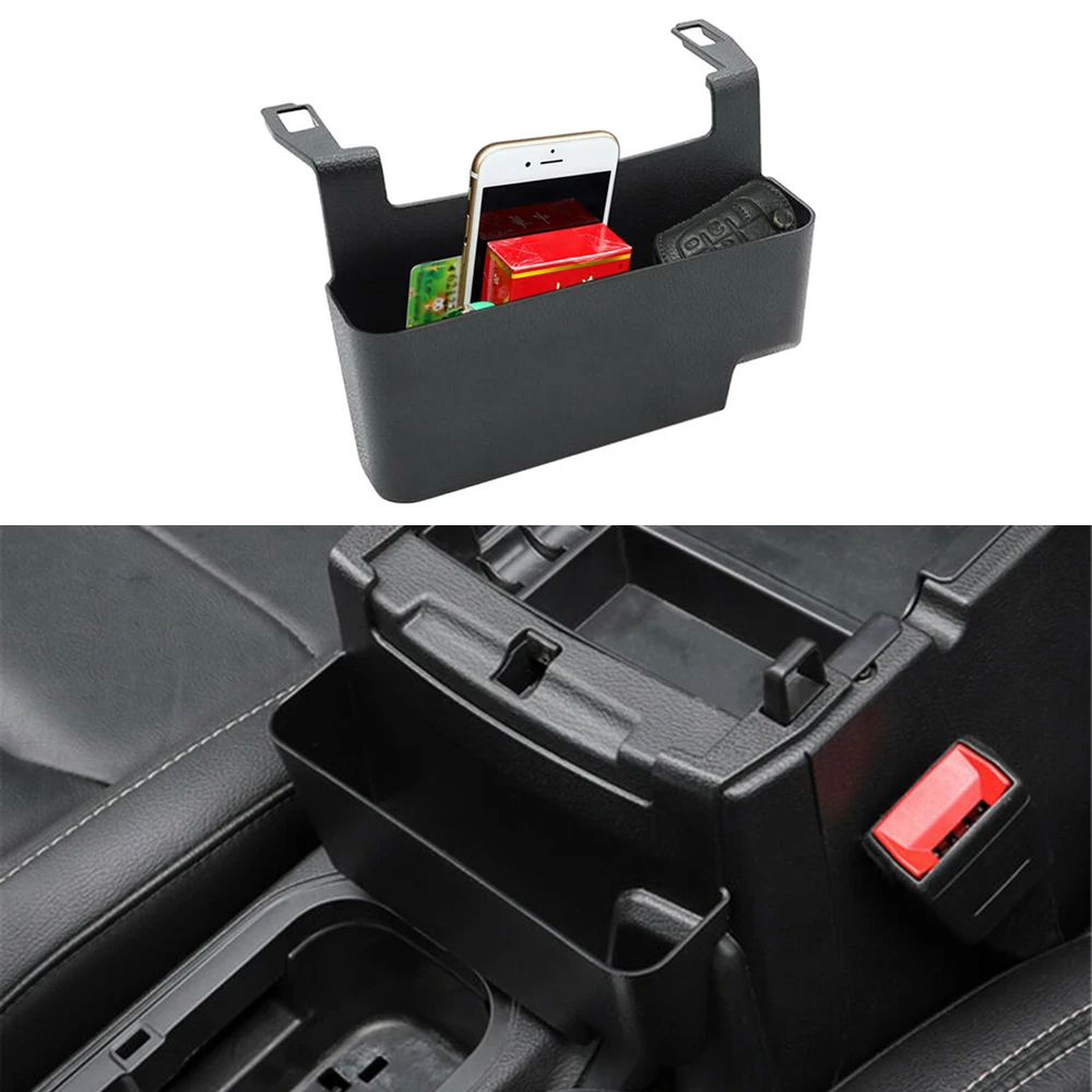 

Mayitr 1pc Black Front Center Console Armrest Auto Interior Stowing Tidying Storage Box Fit For Jeep Wrangler JL 2018-2020