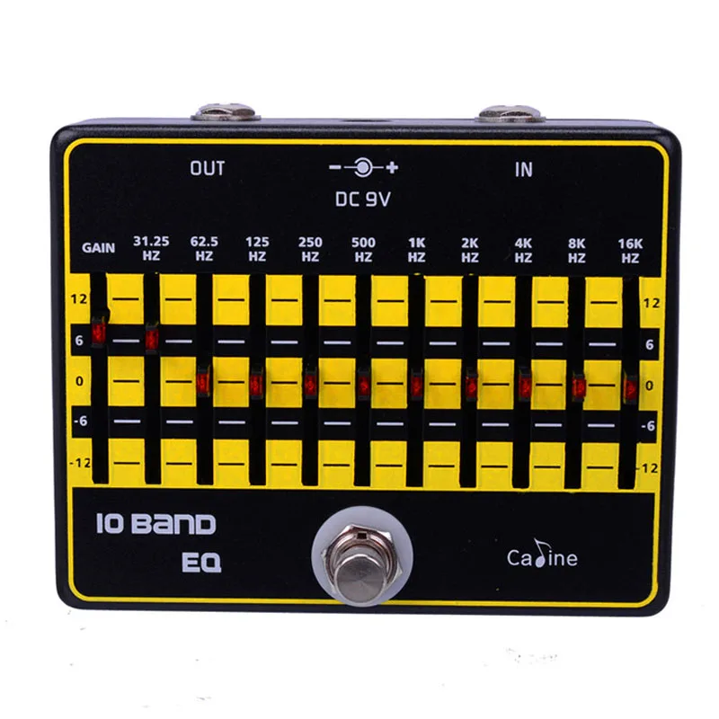 Caline CP-24 10 полосным эквалайзером оригинальный байпасс дизайн гитарная педаль