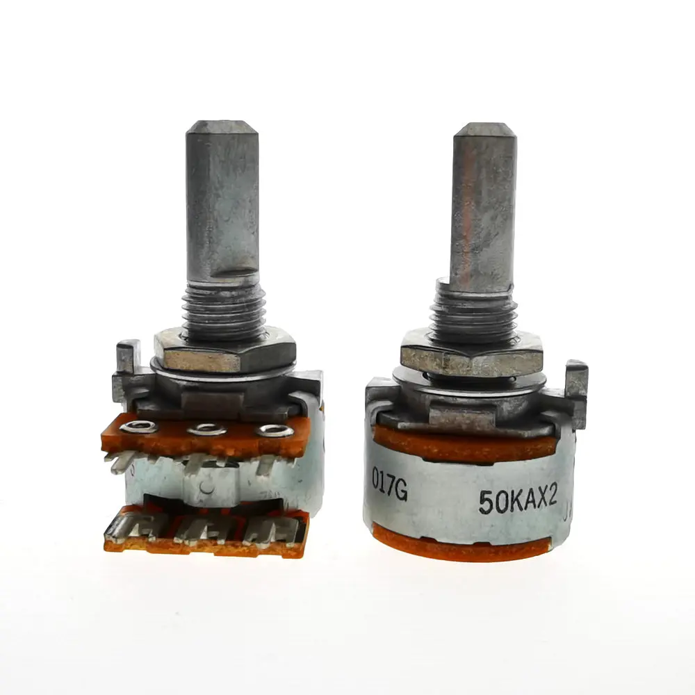 3 шт. японский ротационный потенциометр ALPS RK16 20 мм 50K 50KAX2 регулятор громкости