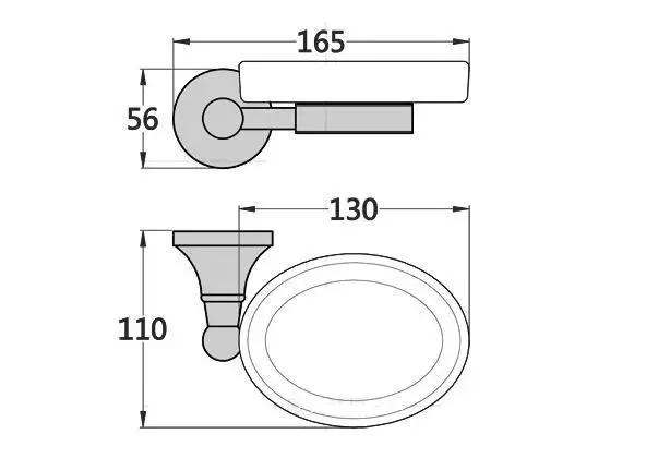 Черные мыльницы модные настенные латунные мыльные корзины бронзовая отделка ORB