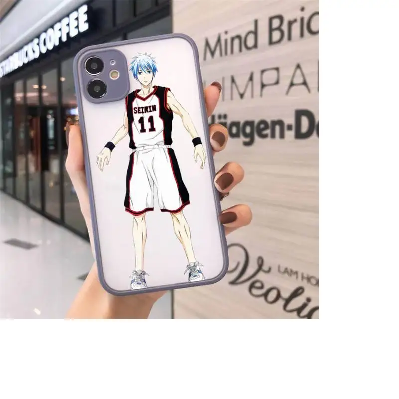 

Kuroko No Basket Phone Case Matte transparent For Gray iPhone 12 Mini 11 Pro XR XS Max 7 8 Plus X Back Cover
