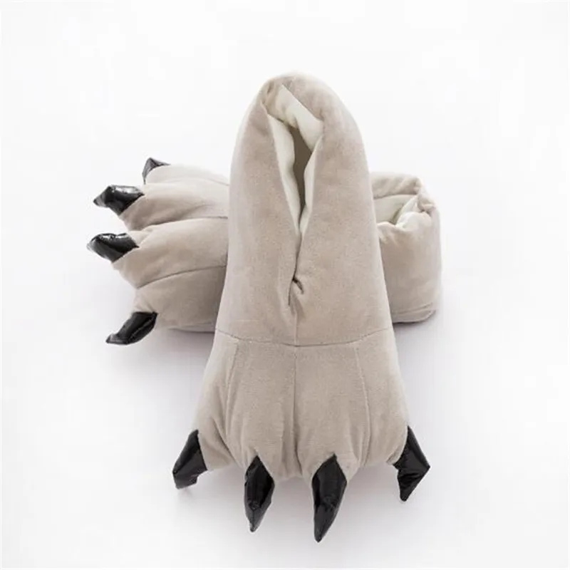 Хит продаж женская зимняя обувь лапы и милые носки с рисунками зверей из