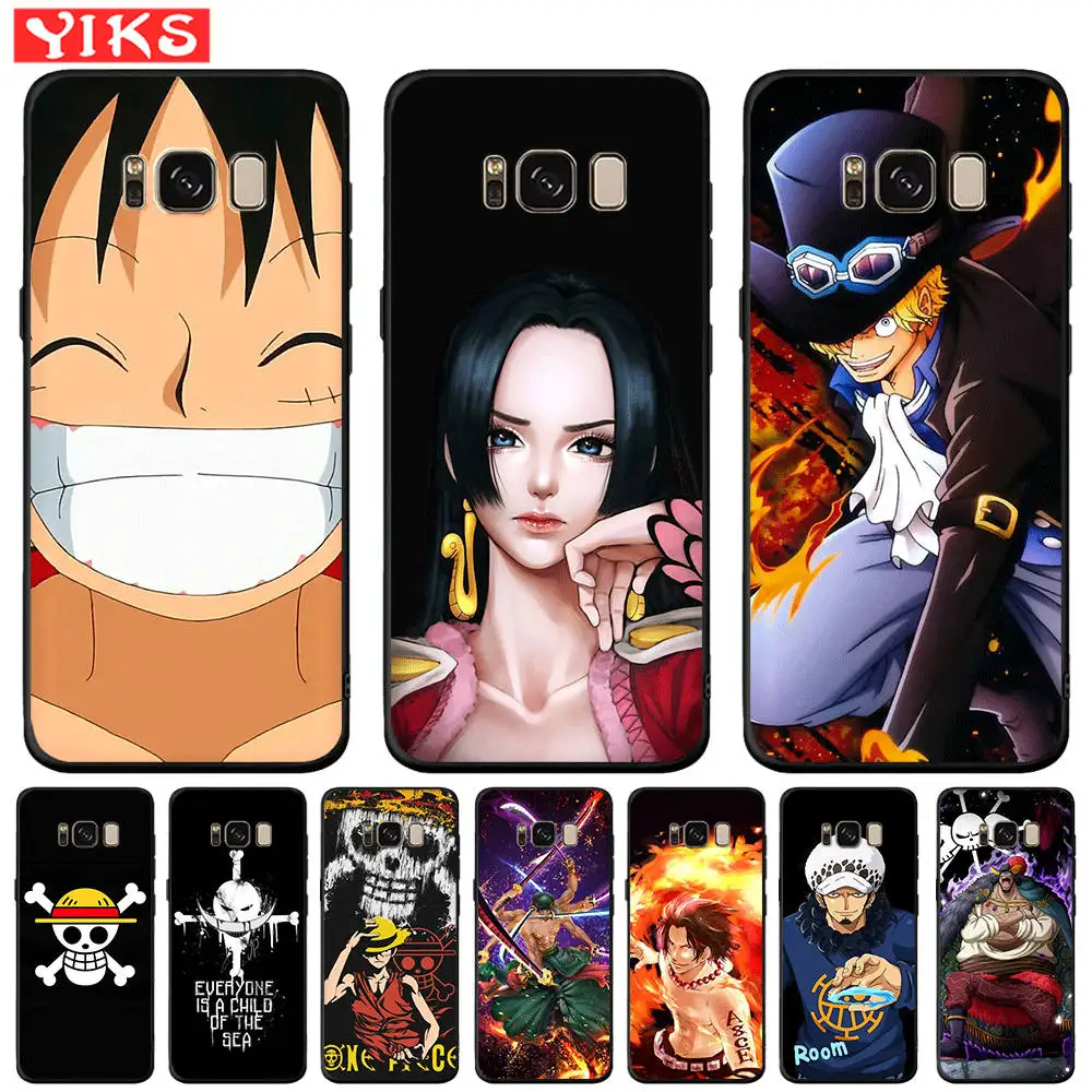 One Piece Anime Luffy Ace Zoro для Samsung Galaxy S8 S9 S10 Plus S10e Note 8 9 S7 Edge мягкий силиконовый чехол Etui