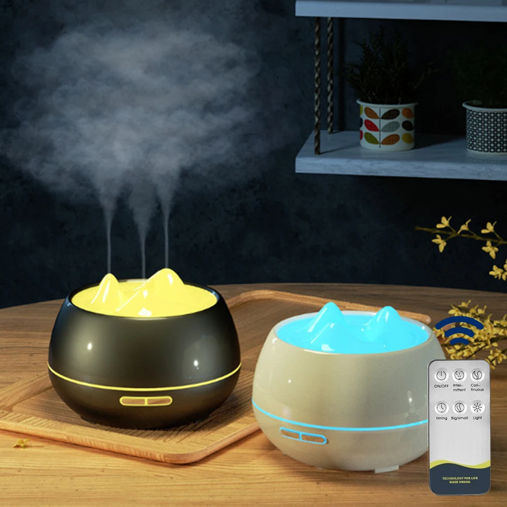 

500ml Aromatherapy Diffuser Air Humidifier Ultrasonic Fragrance Essential Oil Difusor Mist Maker Fogger Humidificad Home Office