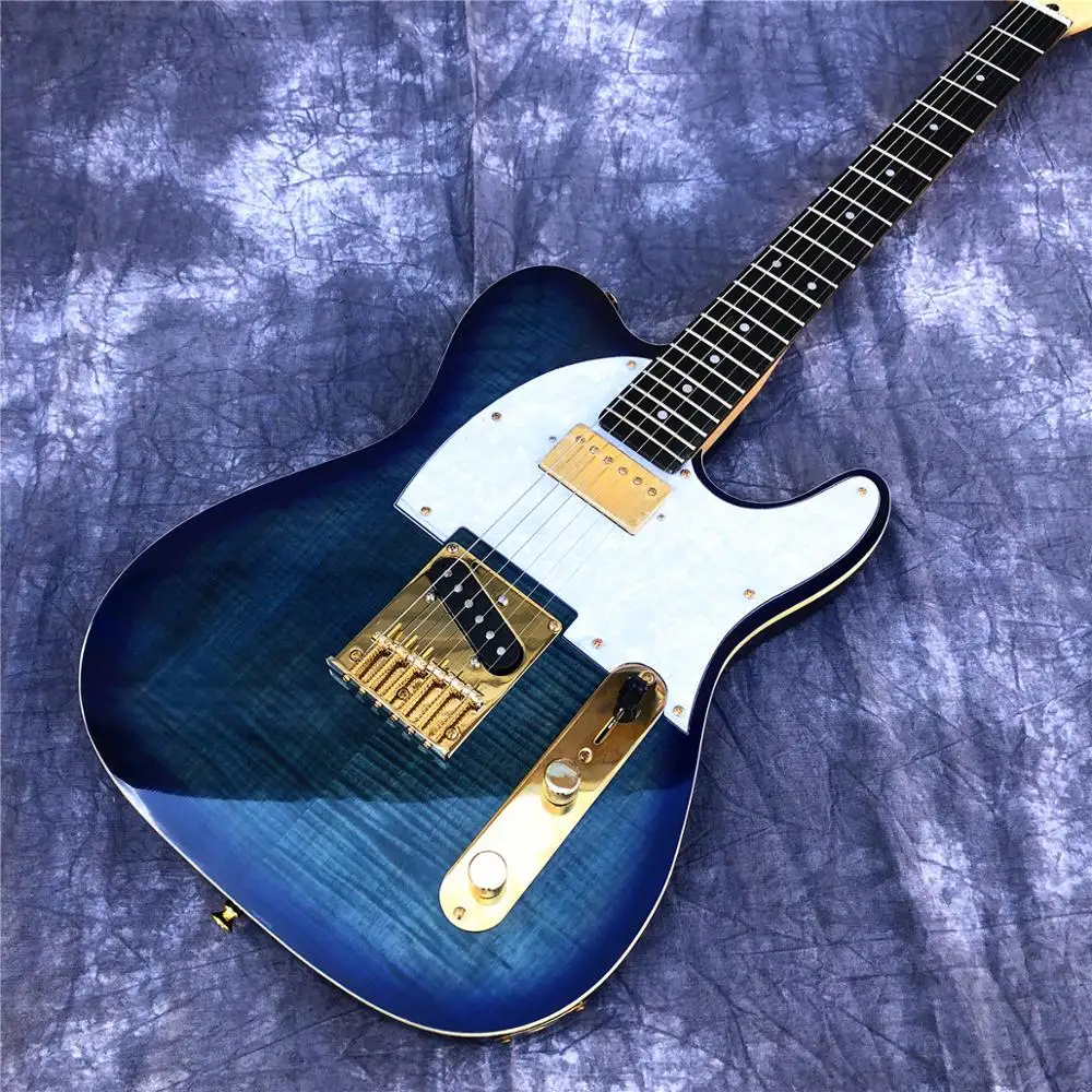 2019 Новая электрическая гитара Blue Flame Maple TL Высококачественная из - Цена: 20893.58