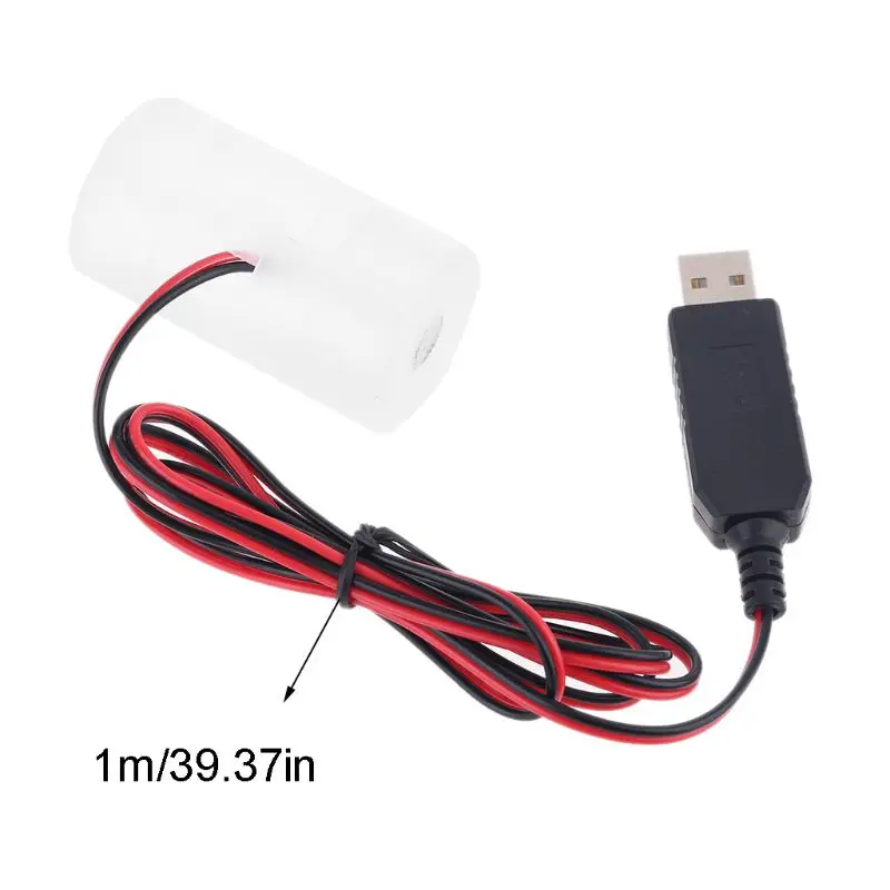 D батарея Eliminator кабель питания USB может заменить от 1 до 4 шт LR20 Аккумулятор для