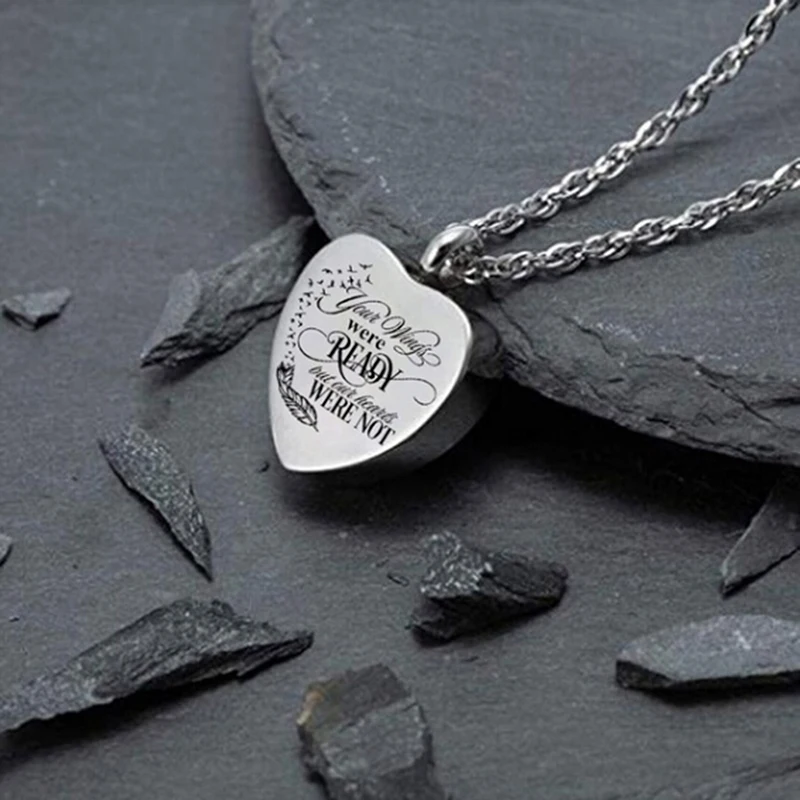 1pcs Heart Cremation Urn Necklace For Ashes Jewelry Memorial Pendant | Украшения и аксессуары