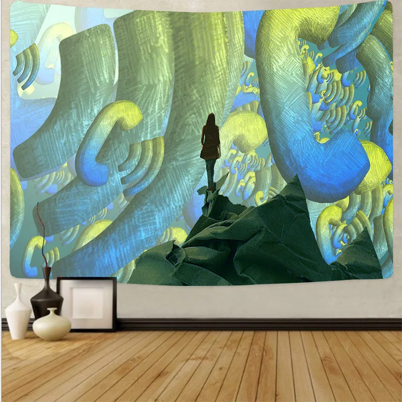 

tapisserie mural wall decorations living room large wall fabric tapestry tapiz