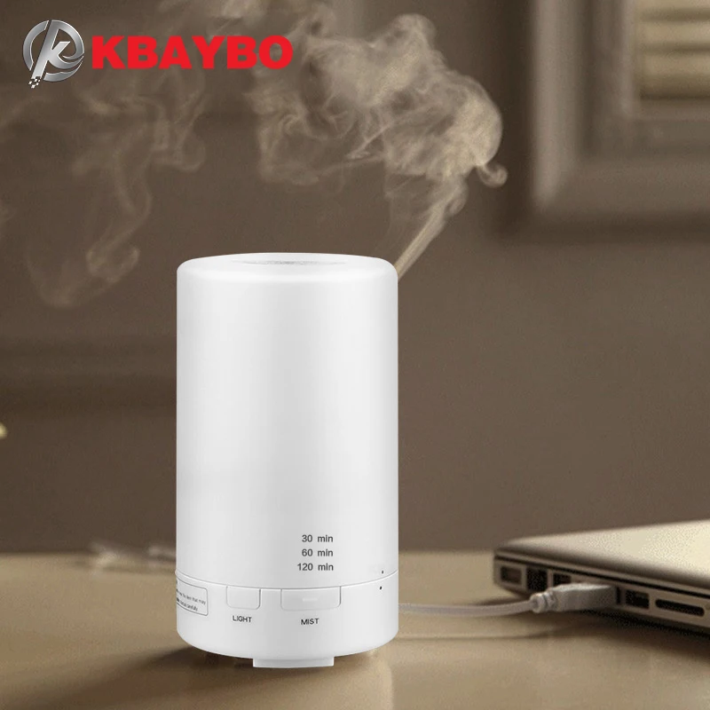 

KBAYBO Diffuser USB air aroma Humidifier Essential Oil diffuser Aromatherapy Car fragrance Ultrasonic Humidifier LED Night Light