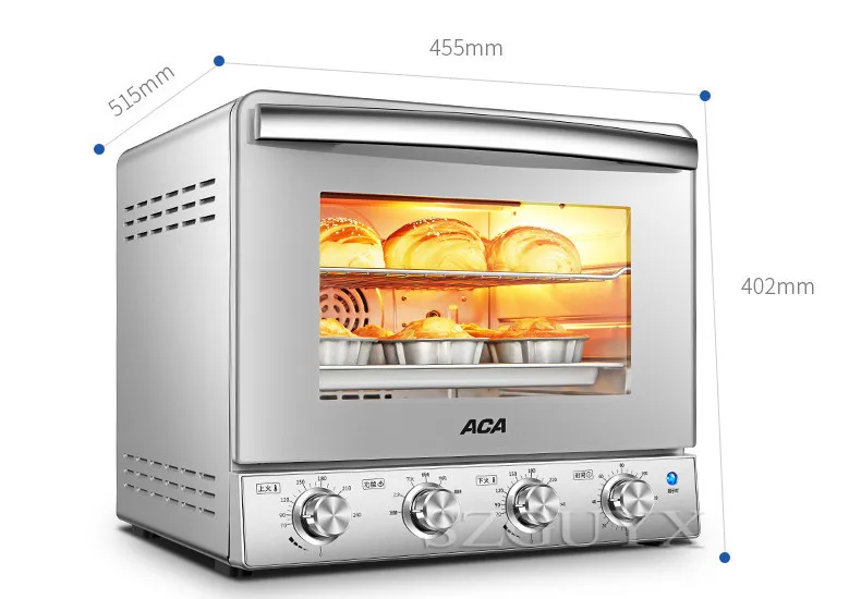2000W Household Small Baking electric oven Vertical Multi-function oven 38L large capacity Commercial electric oven