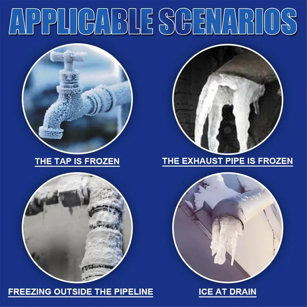 

Glass Spray Melting Snow Ice Anti-Icing Winter Window Defrosting Snow And Ice Melting Agent Ice-Off Spray Tools