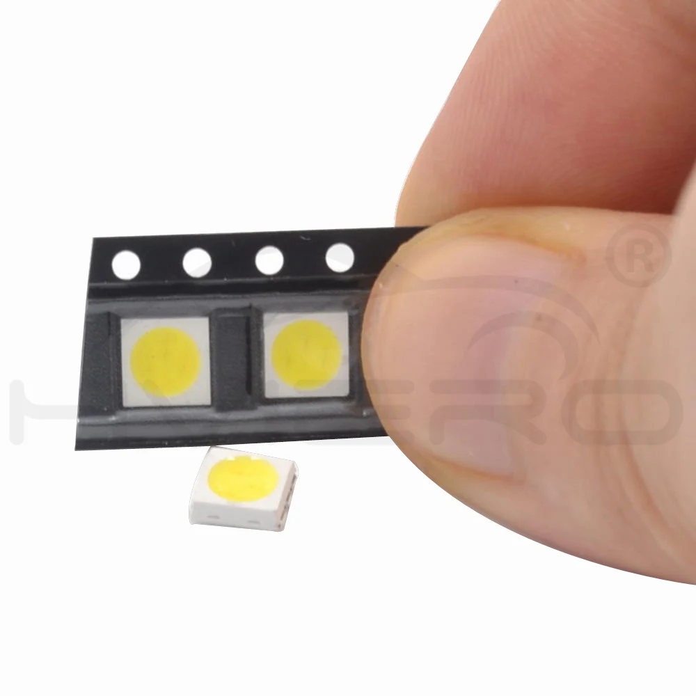 100шт 5050 Белый Красный Синий Розовый Smd Smt 3 chip Led Plcc 6 Супер яркий свет лампы