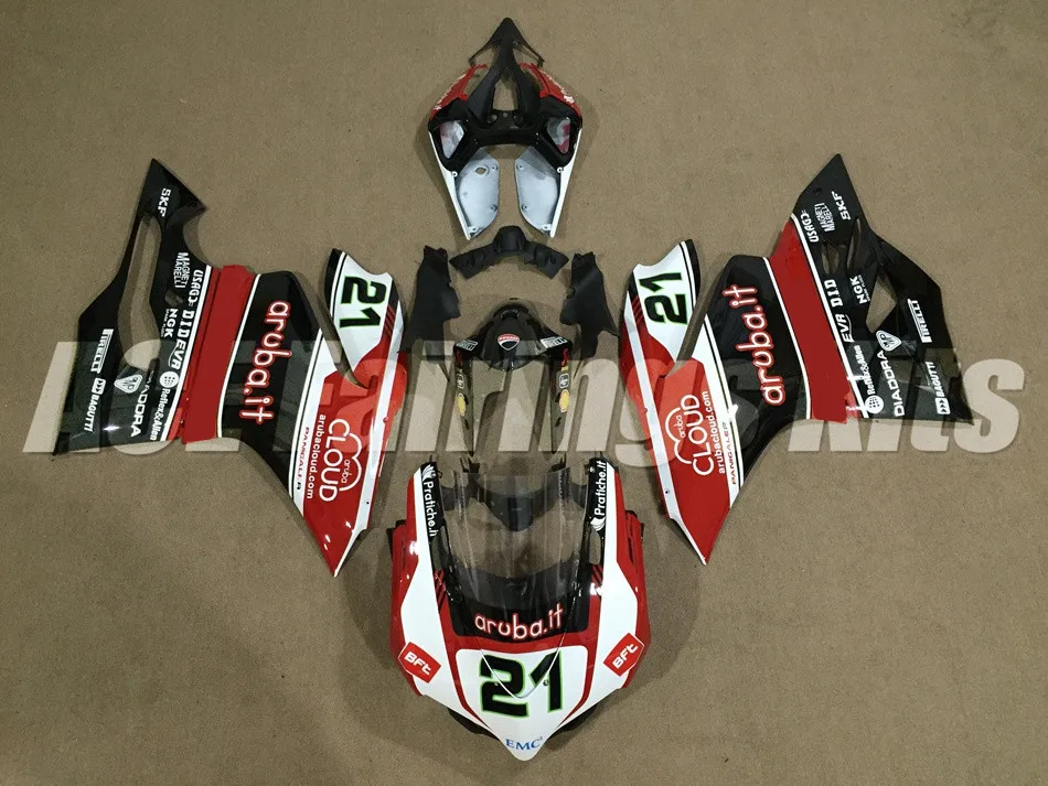 

New ABS Injection Motorcycle Full Fairings Kit Fit for Ducati 899 1199 Panigale 2012 2013 2014 12 13 14 Body set Custom 21