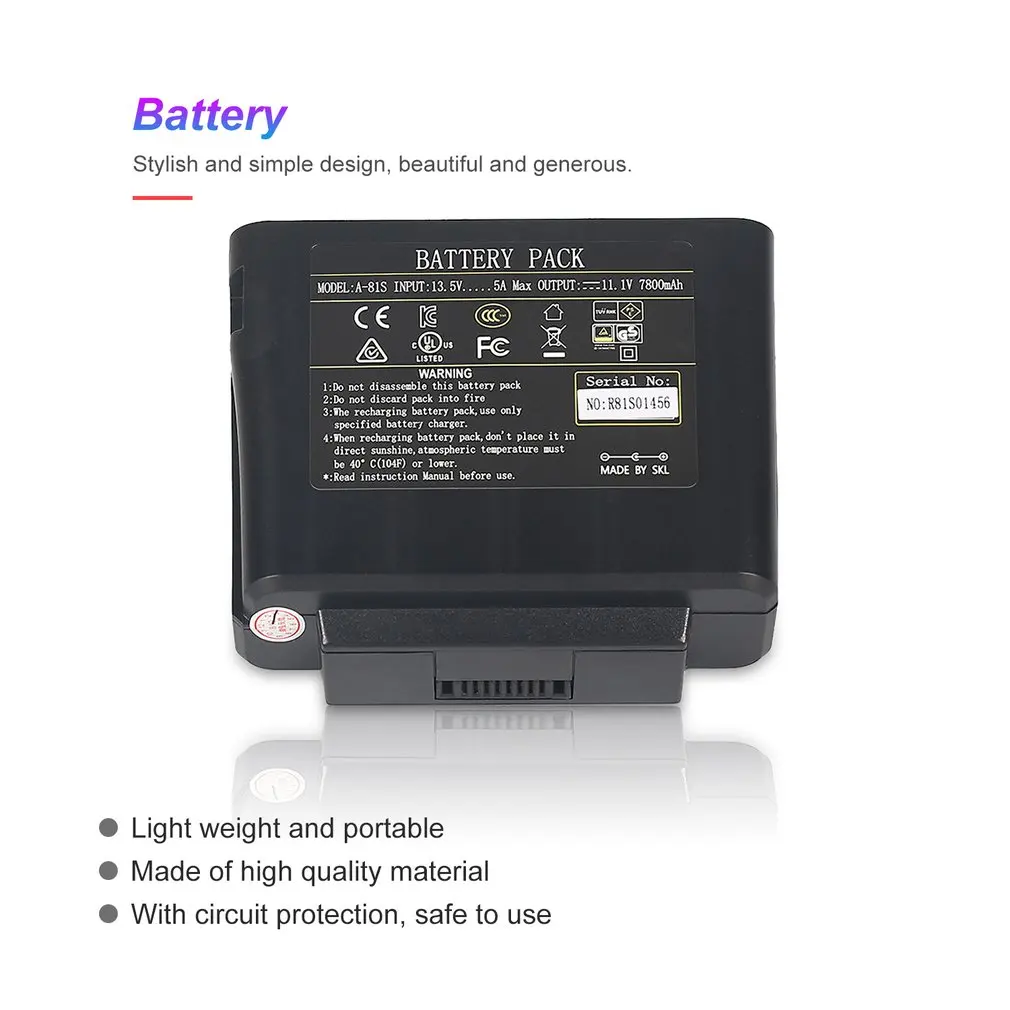 Portable Fiber Fusion Splicer Battery A-81S FS-60C FS-60F Melt Machine Hot 7800mAh Large Capacity | Инструменты