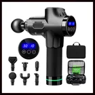 Электрический массажный пистолет S1S2S3 30 Gear Gun для глубоких тканей, шеи, спины, мышц, массажер для расслабления, облегчения боли и упражнений