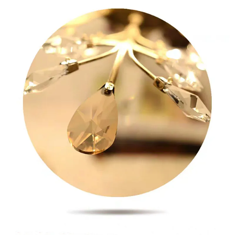 Постмодерн простота американский кристалл внутреннее украшение E14 светодиодный