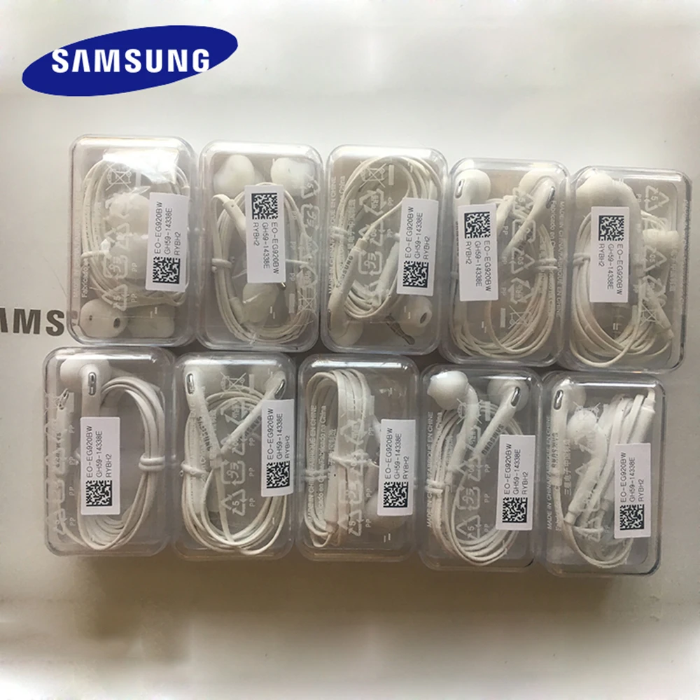 Оригинальные samsung 3 5 мм наушники-вкладыши EG920 гарнитура бас наушники с