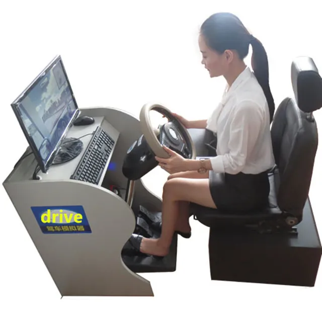 Atualizar! Caminhão Jogo Volante Aprendizagem Carro Condução Máquina De  Treinamento Simulador Inteligente Simulação Molde Computador Conexão Usb -  Rodas - AliExpress
