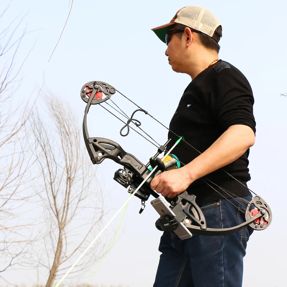 

12-40 Pound Children Black Archery Compound Bow Compound Bow 19-28 ''Draw Length LIMBS For Hunting Camping Equipment