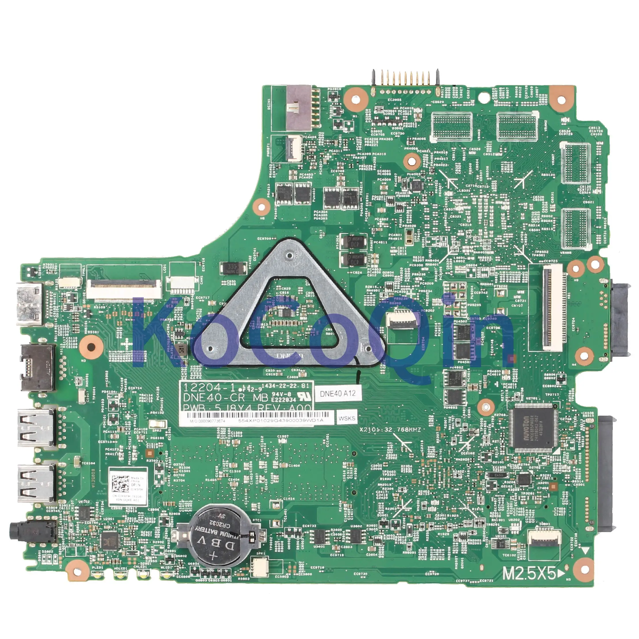 Ко-Ко-Цин материнская плата для ноутбука DELL Inspiron 14R 3421 5421 Core SR105 Pentium 2127 Mainboard CN-0JK9FM 0JK9FM 12204-1