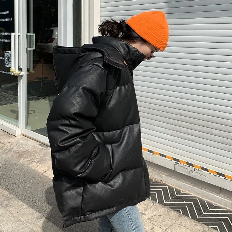 Зимние женские хлопковые парки с капюшоном модные утолщенные теплые пальто