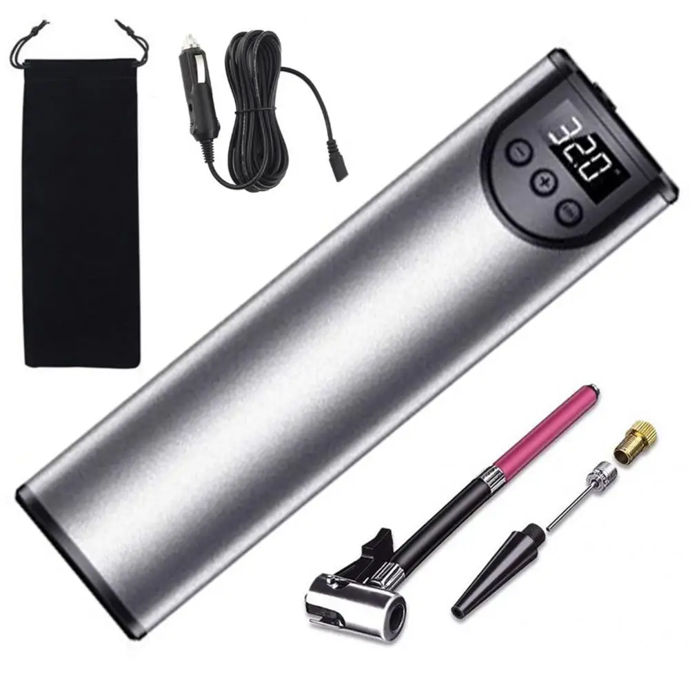

Solid Color Useful Portable Air Pump Portable Car Inflator Handheld for Ball