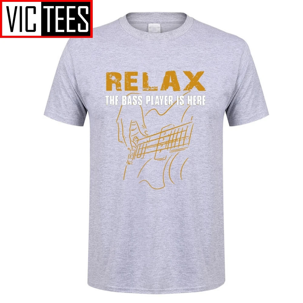 männer t shirts für männer bass playerrelax die bass player ist hier akustische elektrische gitarren musik mann kurze tees mann t hemd