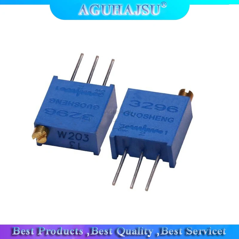 10 шт 3296W 3296 50 100 200 500 ohm 1K 2K 5K 10K 20K 50K 100K 200K 500K 1M 103 100R 200R 500R Триммер