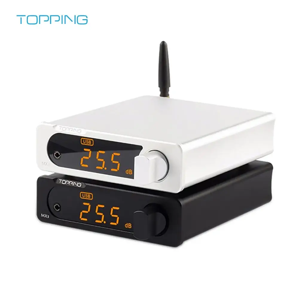 TOPPING MX3 2*40 Вт TDA7498E PCM5102A USB DAC аудио усилитель Hifi Bluetooth цифровой наушников |