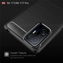 For Xiaomi Mi 11T Pro Case For Mi 11T Pro Capas Utral-thin Armor Back Shockproof Soft TPU Case Fundas For Mi 10T 11T Pro Cover