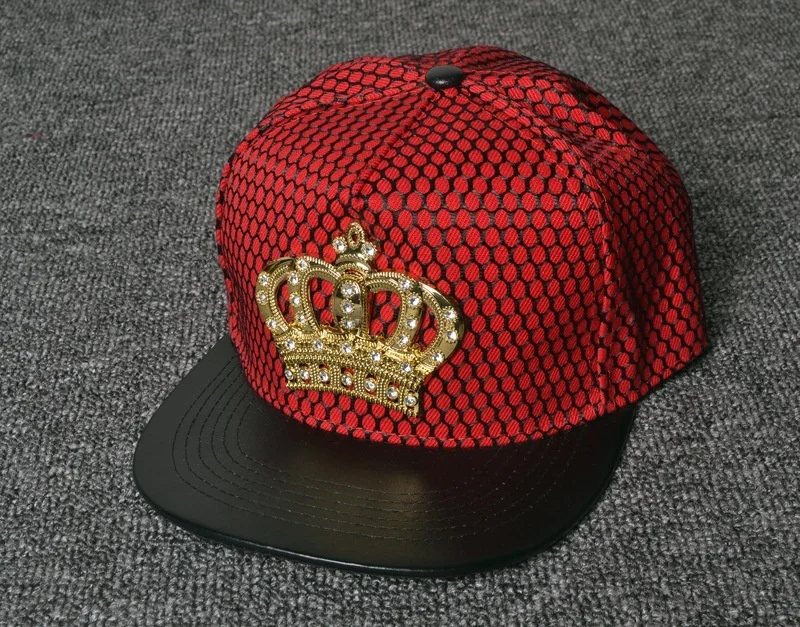 Продукция Crown Snapback бейсбольная плоская шляпа модная спортивная индийская в стиле