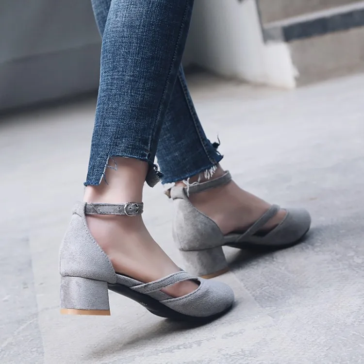 Женская обувь на высоком каблуке большого размера Женские туфли-лодочки Тонкие