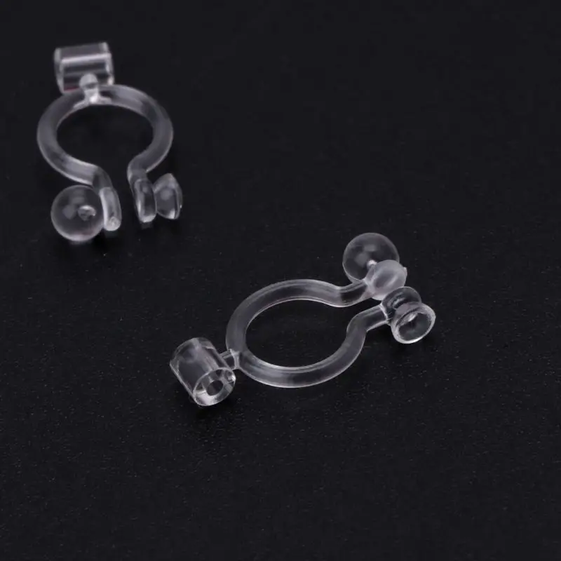 

20Pcs Invisible Clip-on Earring Converters for Non Pierced Ears Jewelry Findings Epoxy Resin