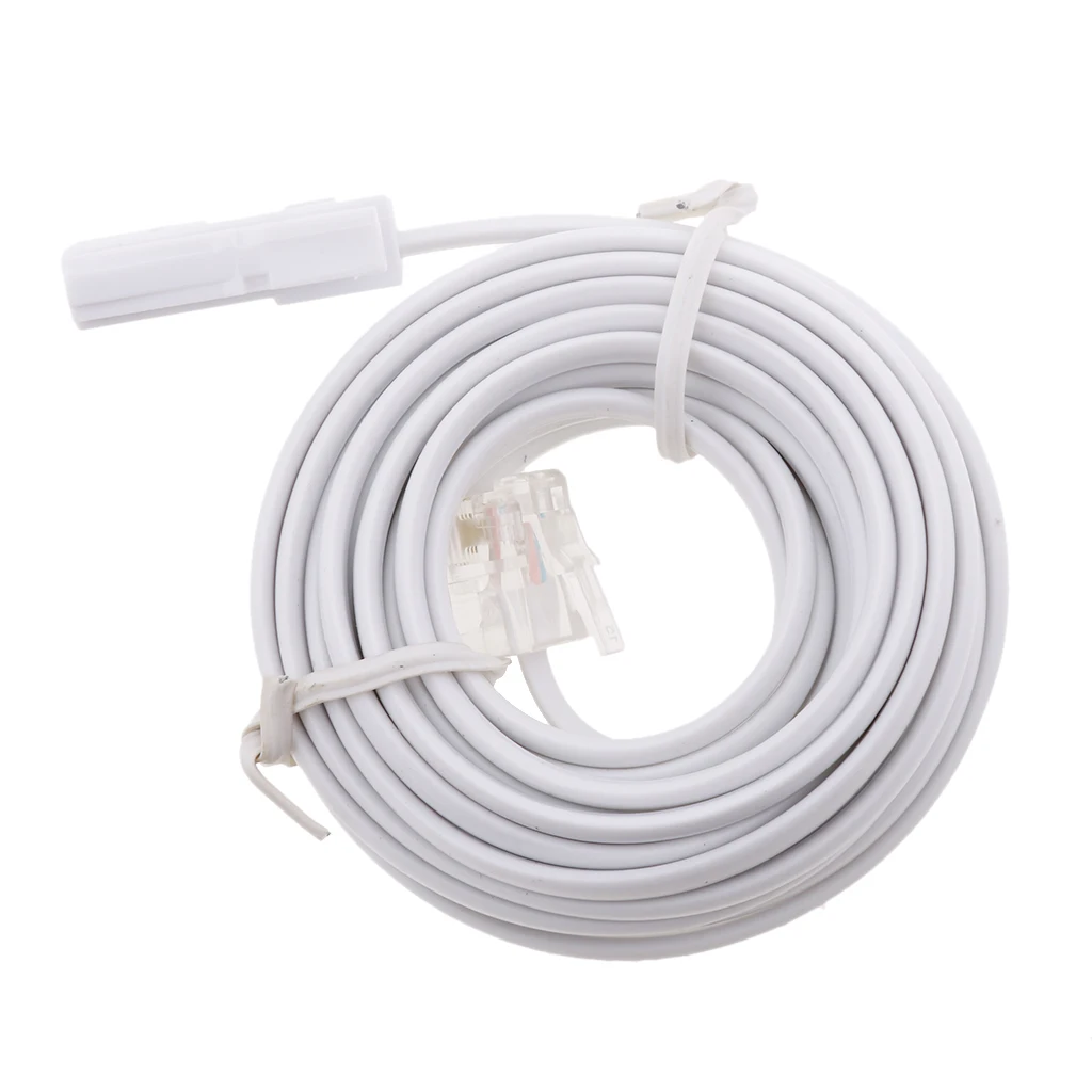 RJ11 UK Male To US Удлинительный кабель адаптер 6P2C для стационарного телефона |