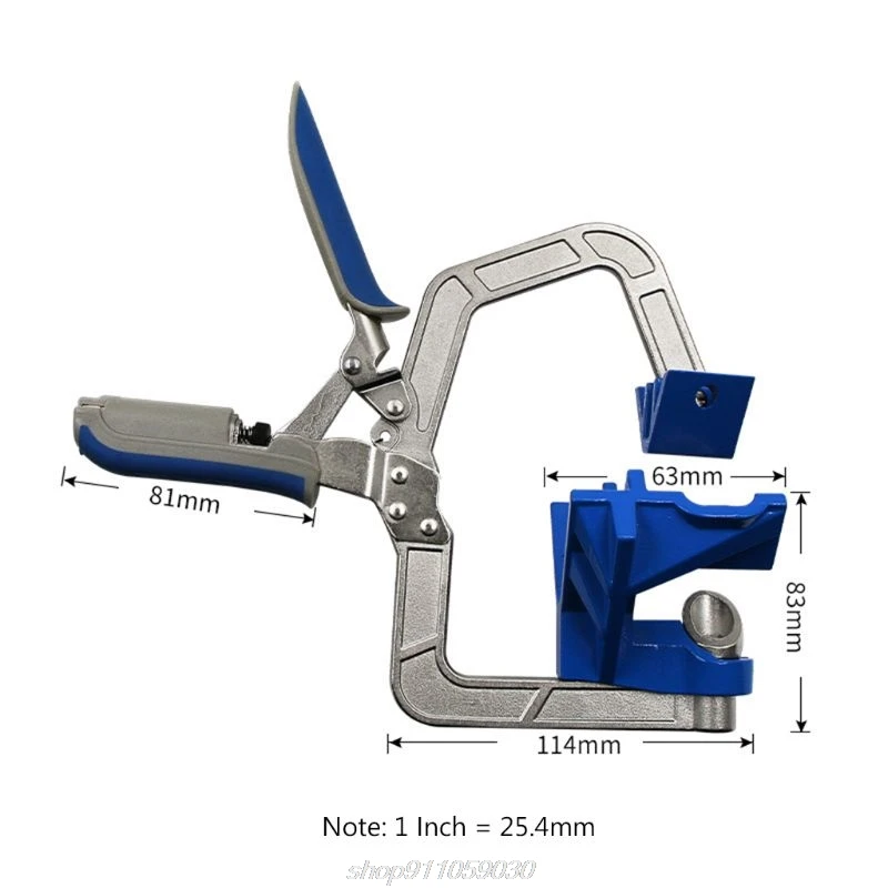 

Auto Adjustable 90 Degree Right Angle Rugged Corner Clamp Frame Fixed Hole Puncher Woodworking Tool J22 21 Dropshipping