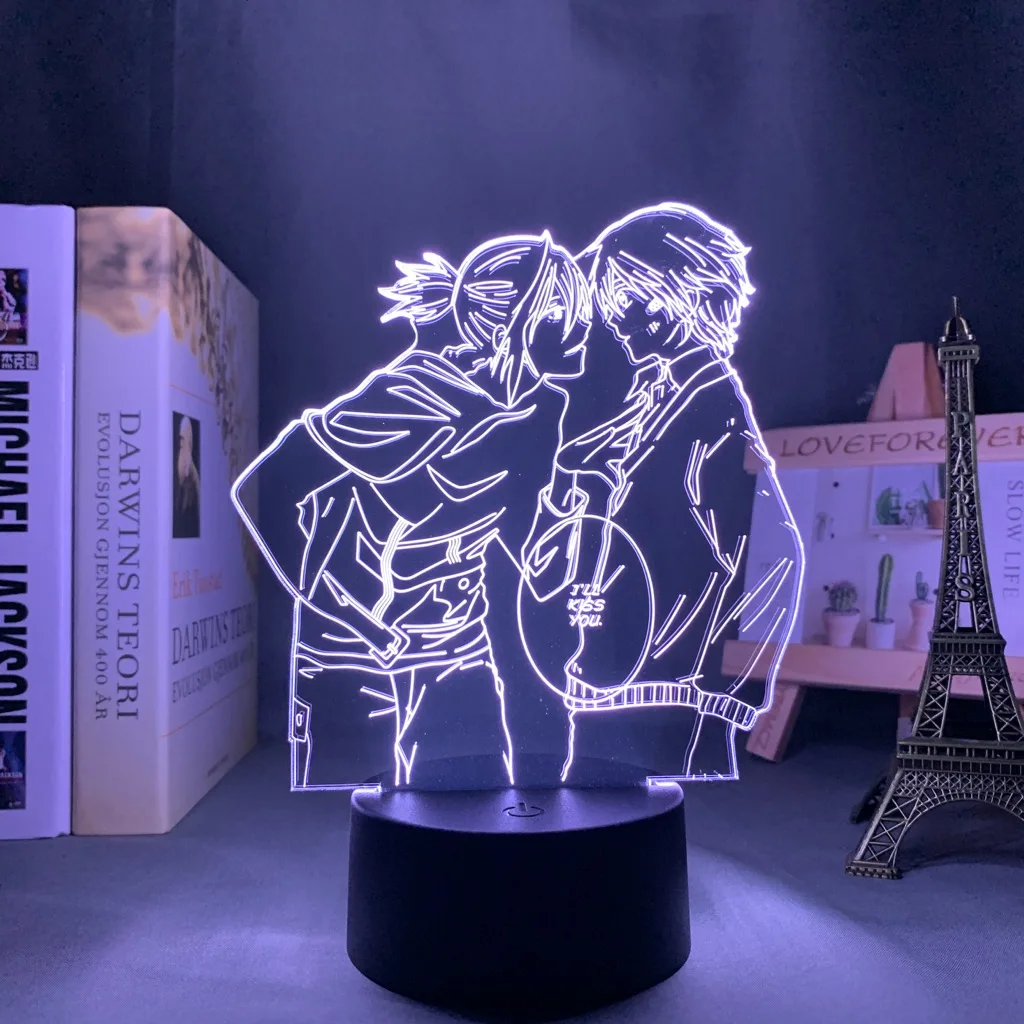 

Anime No 6 Led Night Light for Bedroom Decor Nightlight Birthday Gift BL Anime 3d Lamp No 6