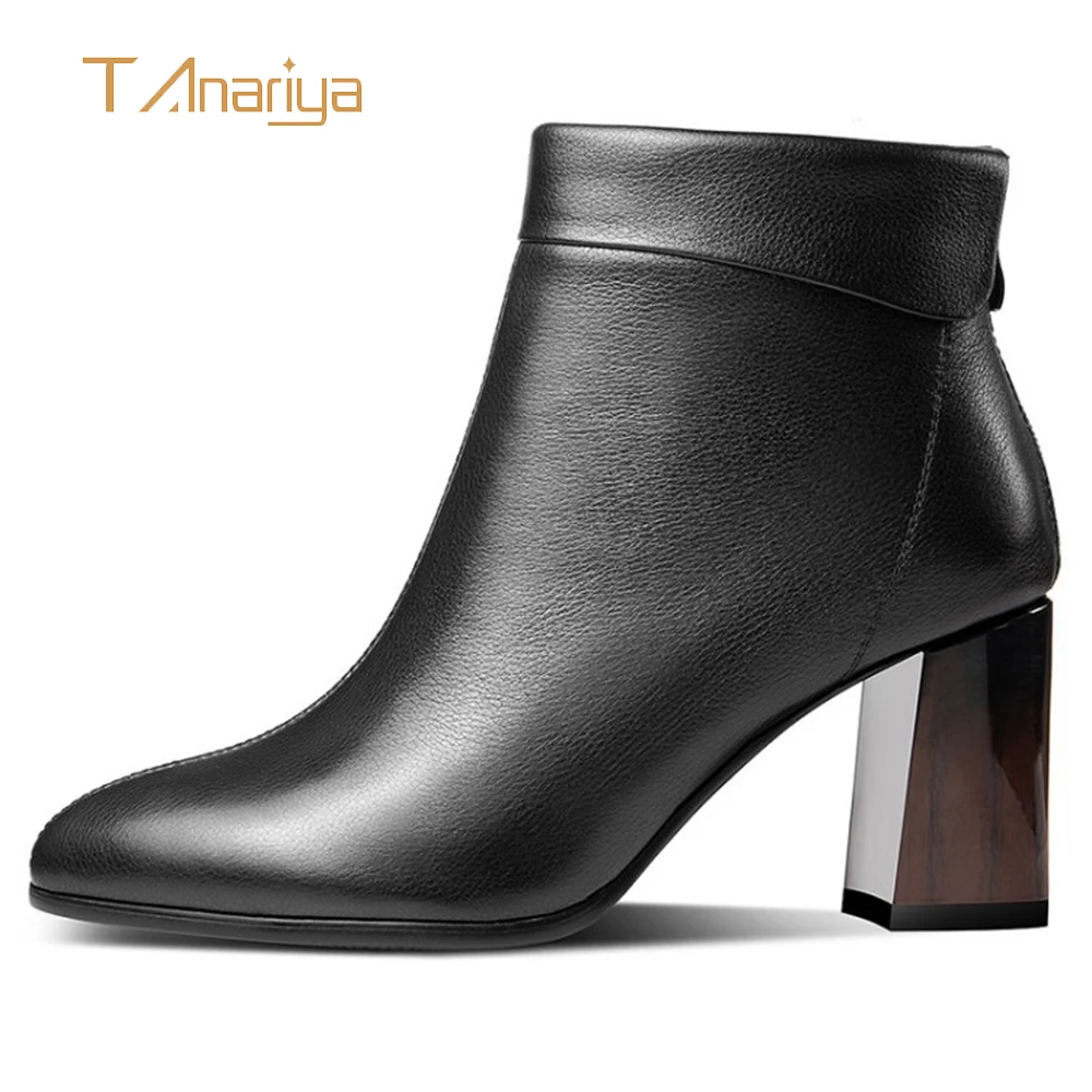 Tanariya/Новое поступление обувь женские ботинки Сезон Зима коллекция 2020 года из