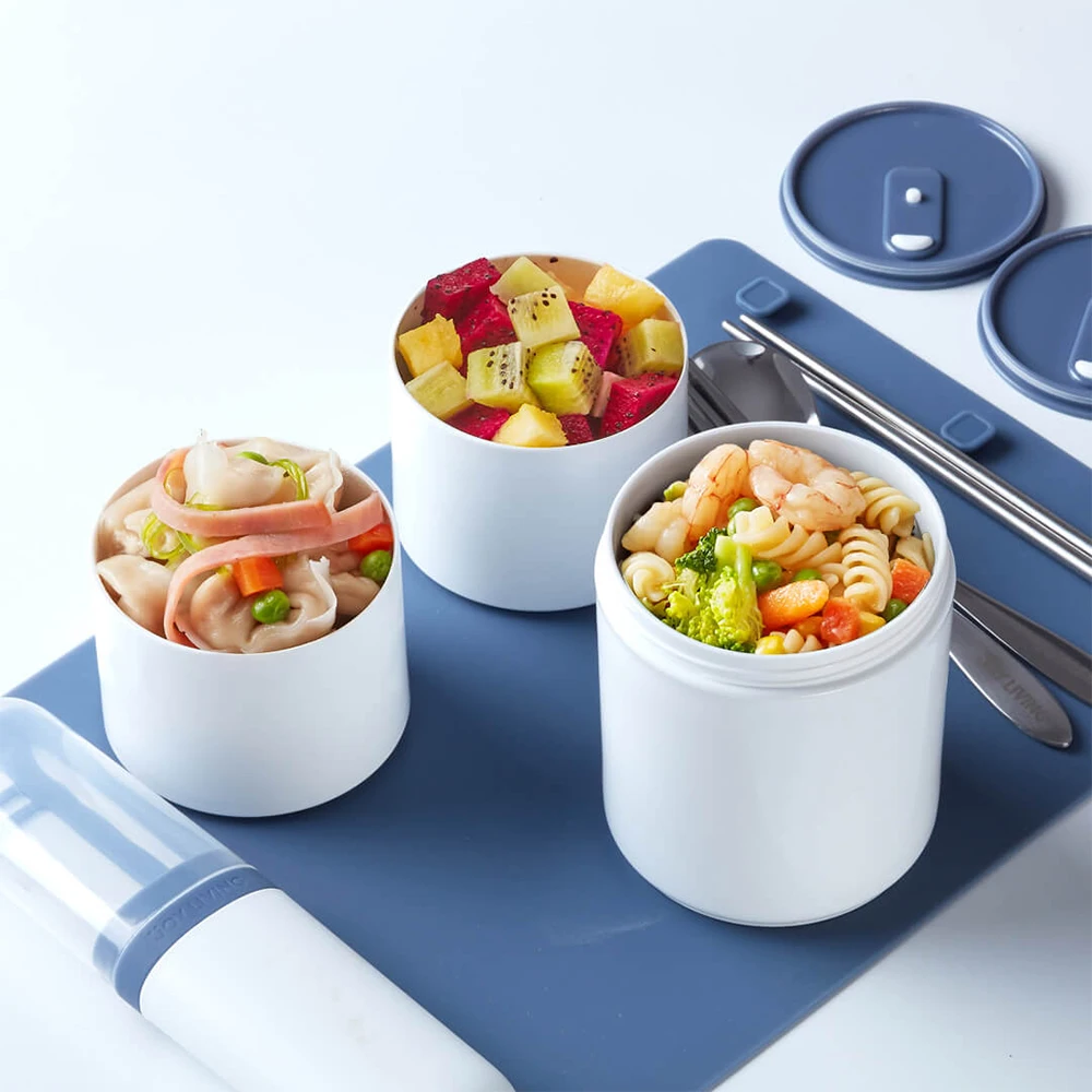 

Three-Layer Stackable Lunch Box Can Be Refrigerated Or Heated Silicone Mess independent Food Storage Containers Food Bowl