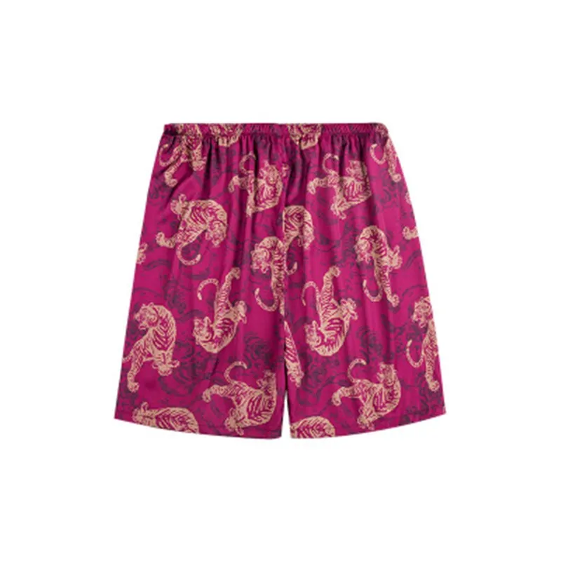 Мужская нижняя часть пижамы атласная шелковая пижама летняя Пижама для отдыха