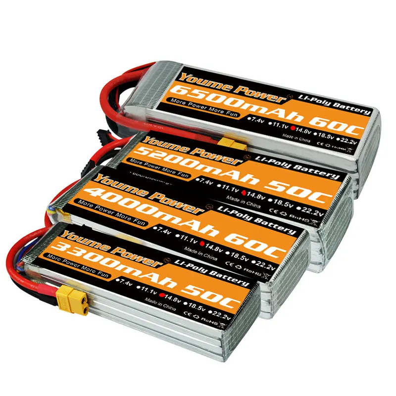 аккумулятор youme rc lipo 148 в 5000 мач 5200 мач 620