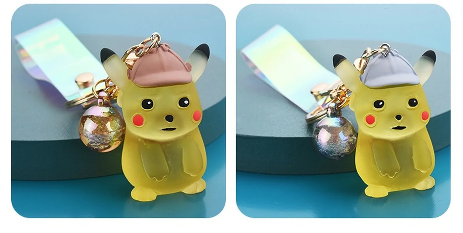 Брелок для ключей с покемоном Пикачу милый мультяшный персонаж аниме школьная