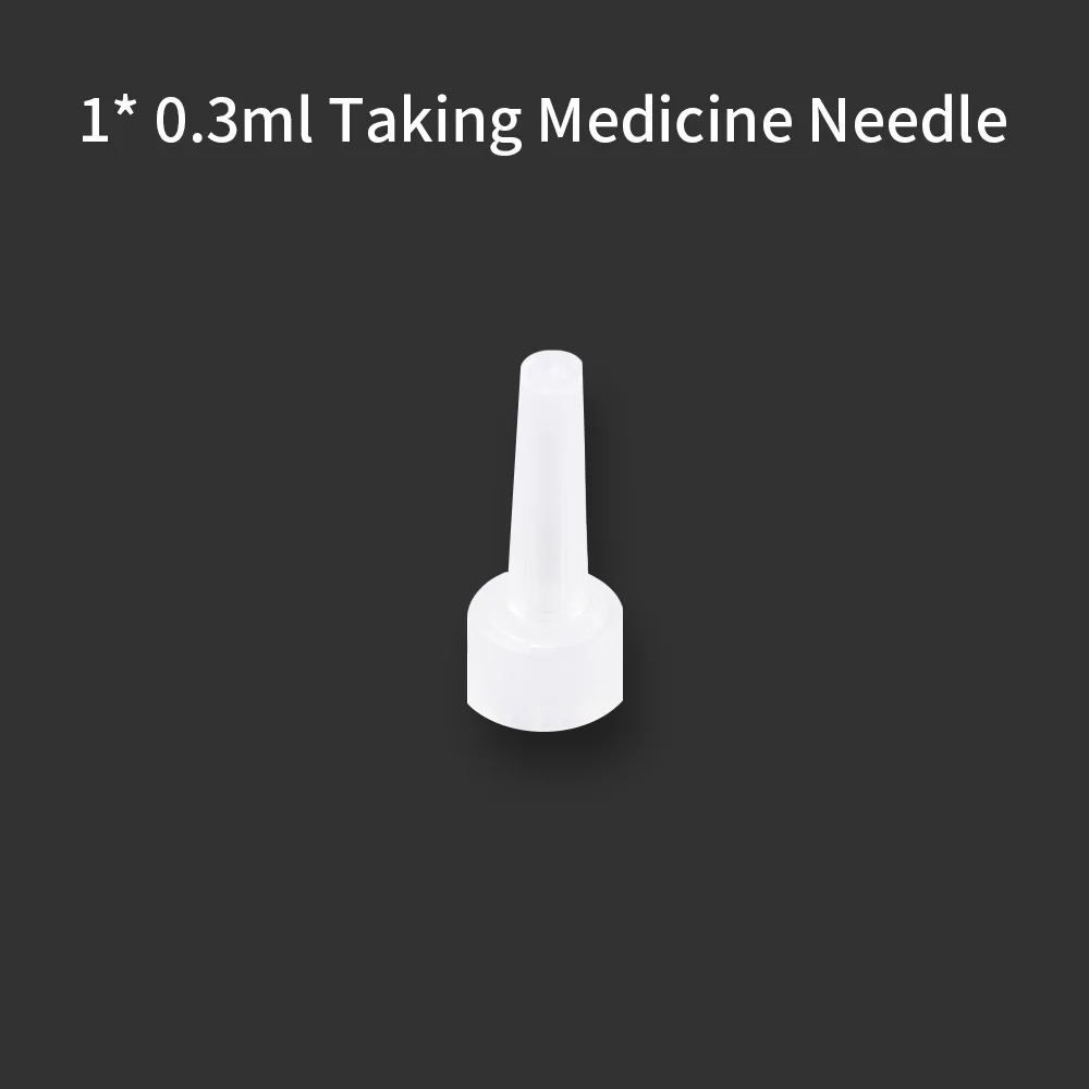 0.3ml Needle 0,3 мл одноразовая Стерильная головка ампула для гиалуроновой ручки гиалурон пневматический распылитель удаления морщин шприц для воды - Номер модели: 0.3ml Needle