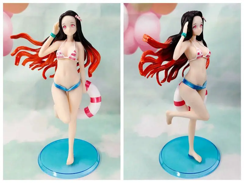 

Anime Demon Slayer: Blade Swimsuit Kamado Nezuko Standing Model Boxed Figure Anime sexy girl