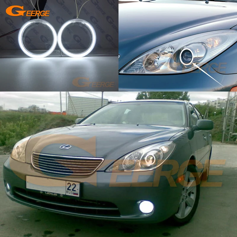 Для LEXUS ES 330 ES330 2005 2006 MCV30 отличный ультра яркий CCFL Angel Eyes Halo Ring kit | Автомобили и