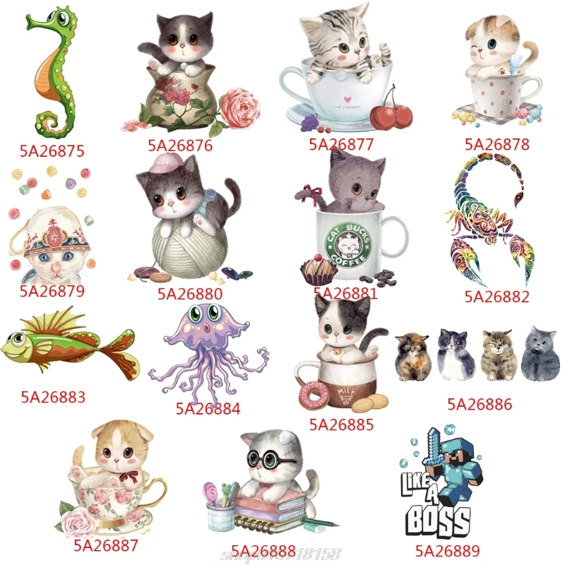 С надписью Like A Boss приклеивающиеся утюгом нашивки с теплопередачей DIY стикер