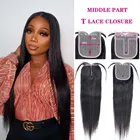 Прямые перуанские волосы на сетке 4x4 T, 1 шт., пряди человеческих волос с застежкой, 4x1, пряди на сетке