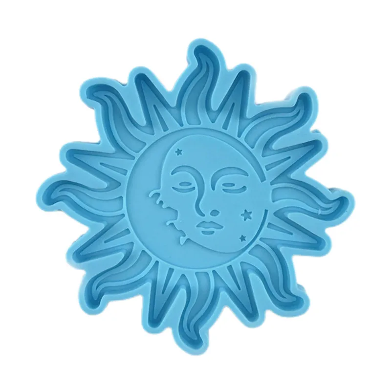 

DIY Sun Moon Tea Cup Mat Silicone Mold Cup Mats Crystal Epoxy Resin Mold