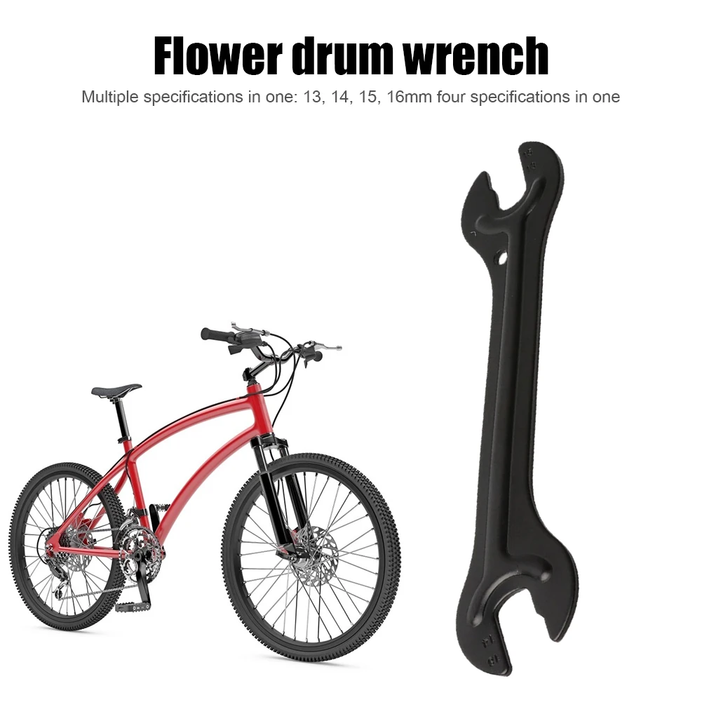 

1PC Bicycle Repair Tool Portable Bike Head Open End Axle Hub Cone Wrench Bicycle Repair Spanner Cycling Equipment 13/14/15/16mm